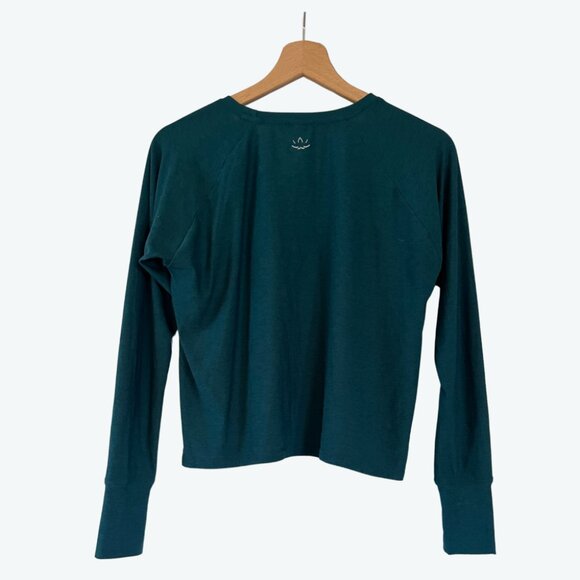 Beyond Yoga - Daydreamer Pullover Shirt - Majestic Blue Heather - XS - Picture 3 of 5